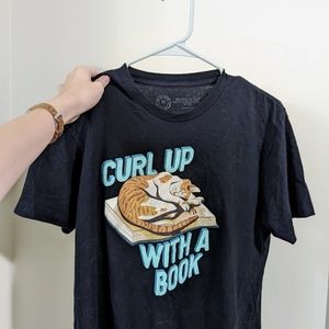 Out Of Print Curl Up With A Book | Graphic Tee | Unisex